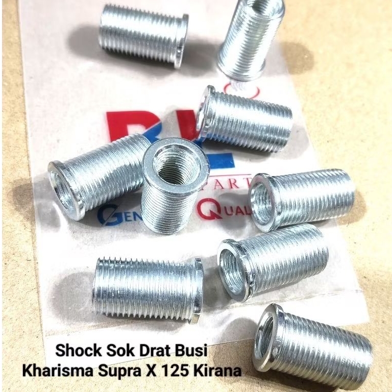 (2pcs) Shock Sok Drat Busi Kharisma Supra X 125 Kirana