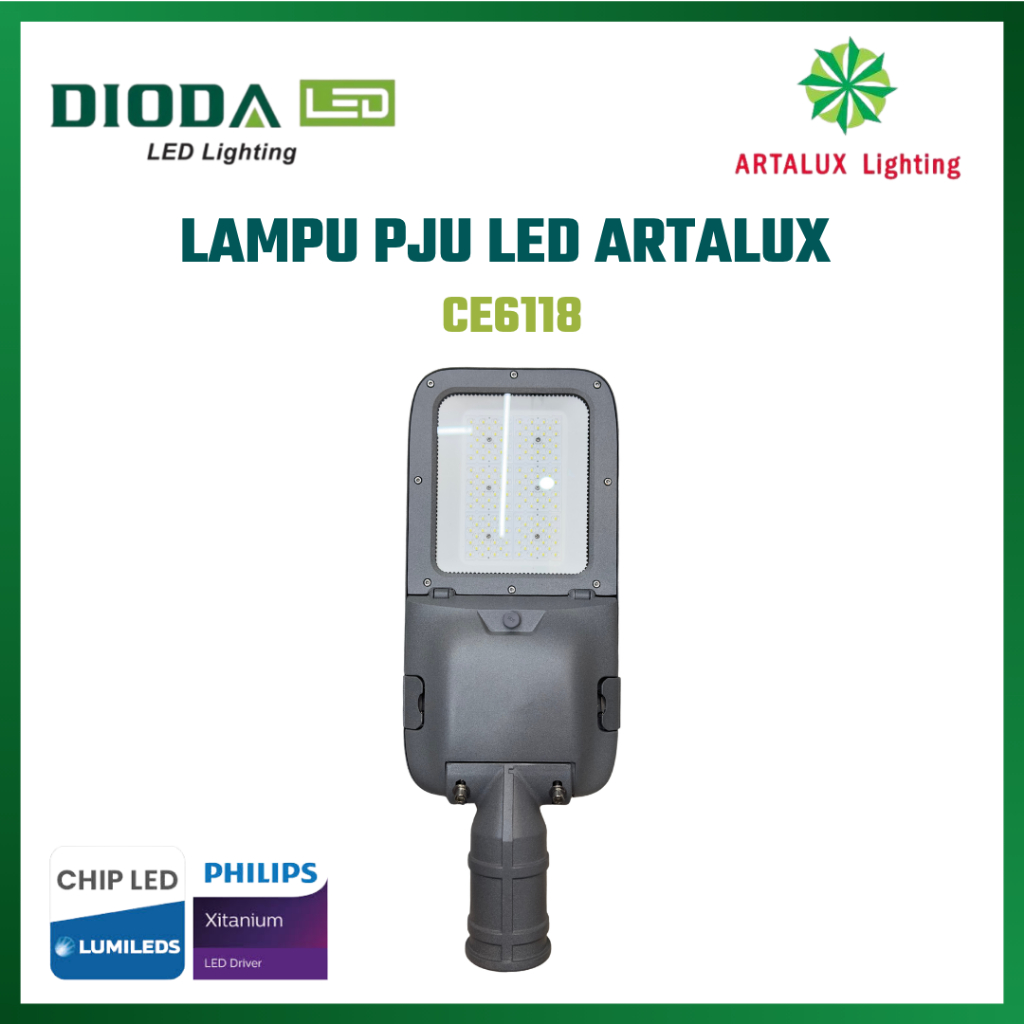 Artalux Lampu PJU LED 100W – Driver Philips Xitanium, LED Chip Lumileds SMD3030, Hemat Energi
