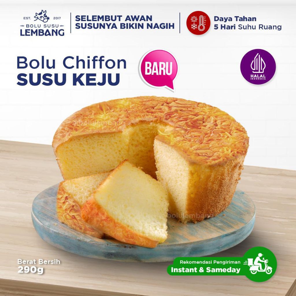 BSL Bolu Chiffon - Bolu Susu Lembang