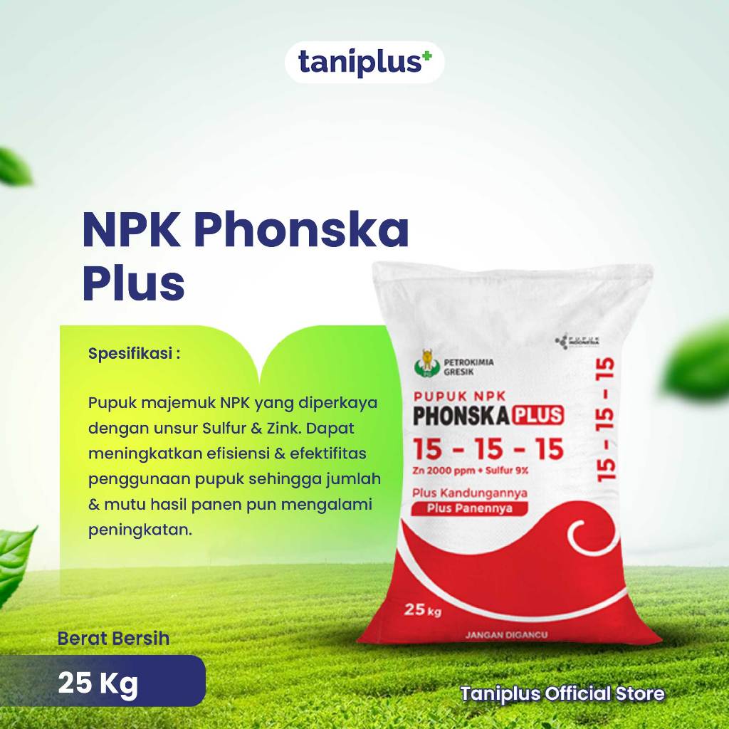 NPK Phonska  Plus 25 Kg - Pupuk Anorganik