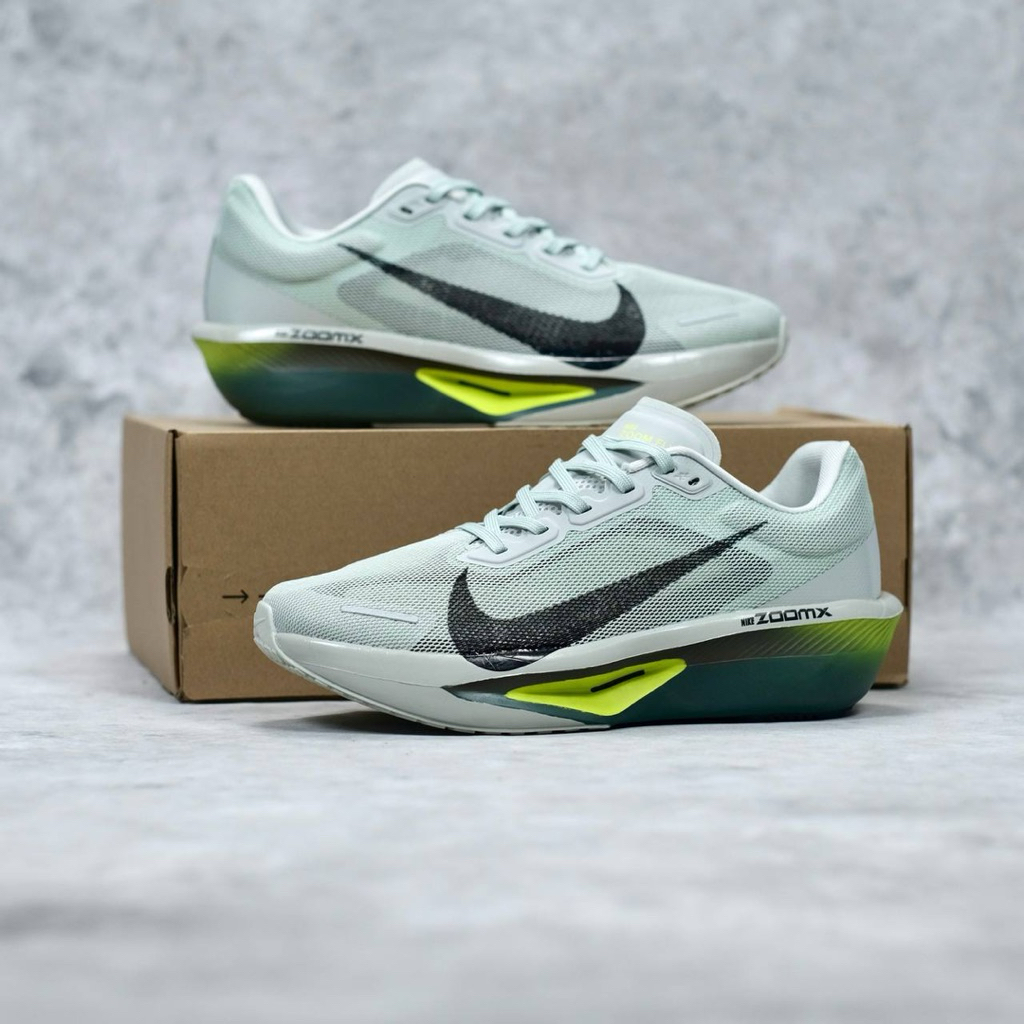 Sepatu Pria Sepatu Running Sepatu Olahraga Nike Zoom fly 6 Grey mint