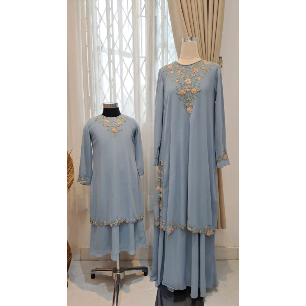 AFIFAH Dress Gamis SO-385 Nesty Collection - Gamis Muslimah Wudhu Friendly, Dress Muslimah, Dress/Ga