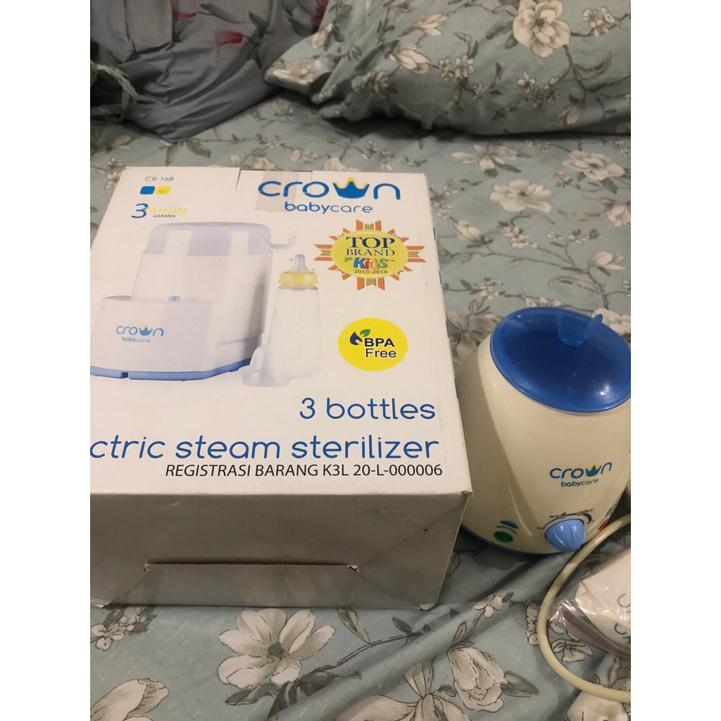 preloved steril dan penghangat susu crown