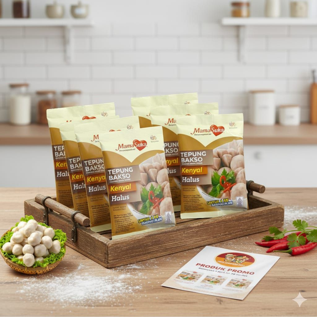 Mama Suka Tepung Bakso 32gr 1 Pak Isi 20 Pcs