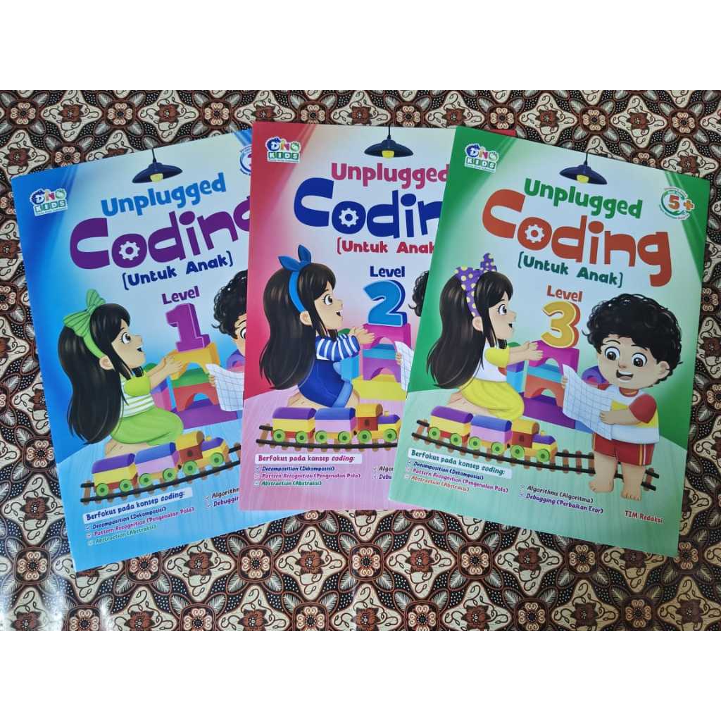 Buku Paket Coding Anak Paud Tk Isi 3 Full Colour