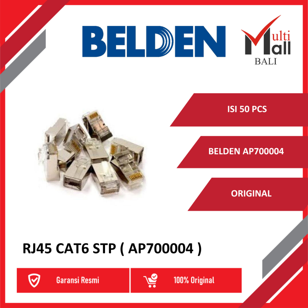 BELDEN RJ45 Connector Cat6 STP / Cat.6 STP Metal ( AP700004 )