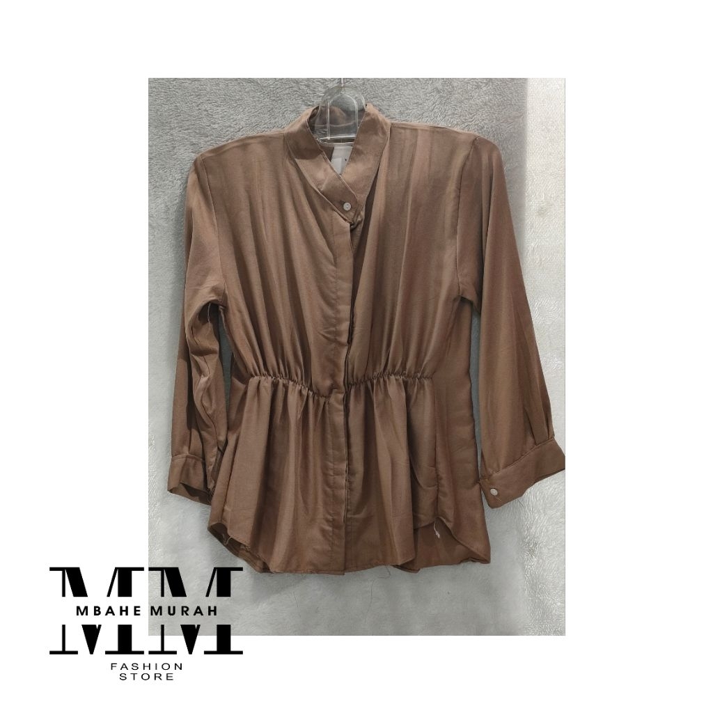 ATASAN WANITA||KEMEJA KERUT WANITA KEKINIAN||DEWASA