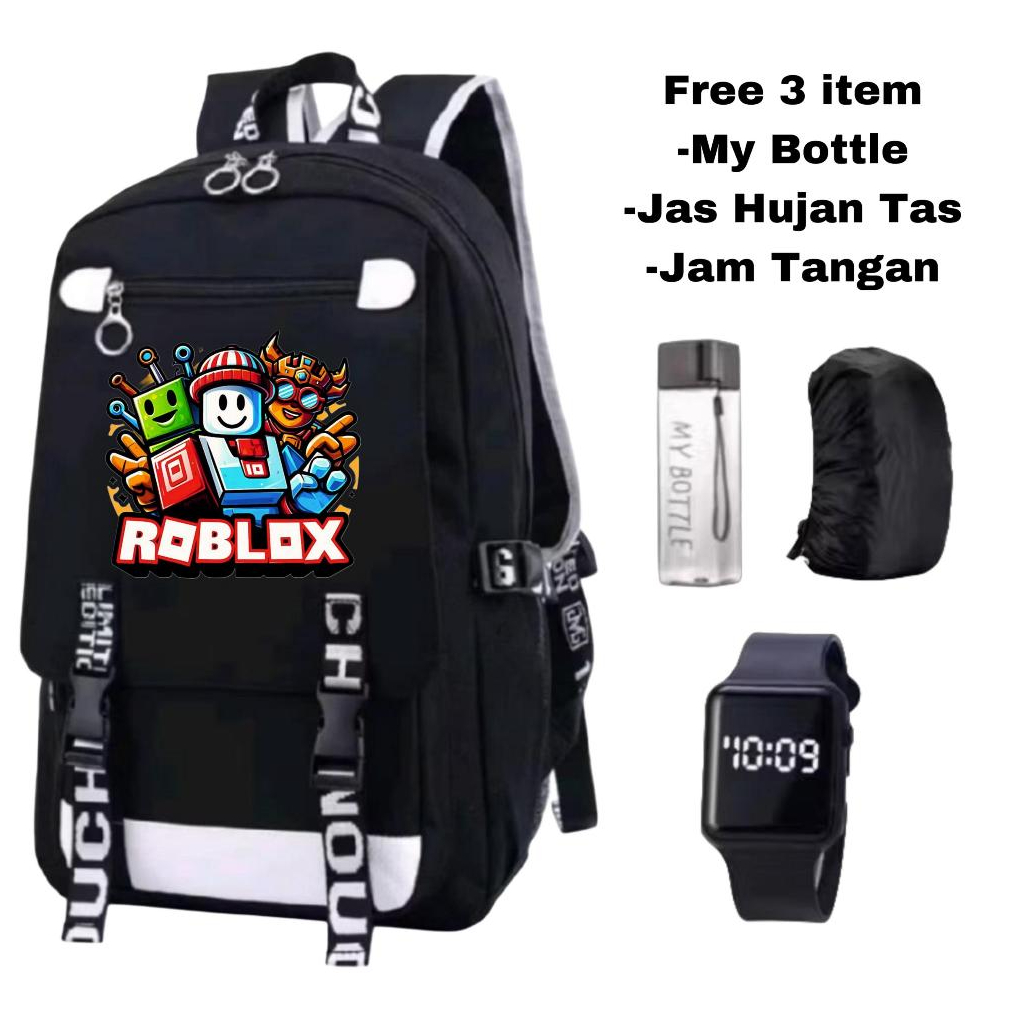 Tas sekolah Roblox-Tas Roblox anak-Tas ransel Roblox