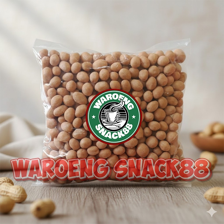 Kacang Atom Telur Renyah Manis Murah 500GR/ Kacang Oven Panggang / Kacang Telor Atom Bandung Kiloan