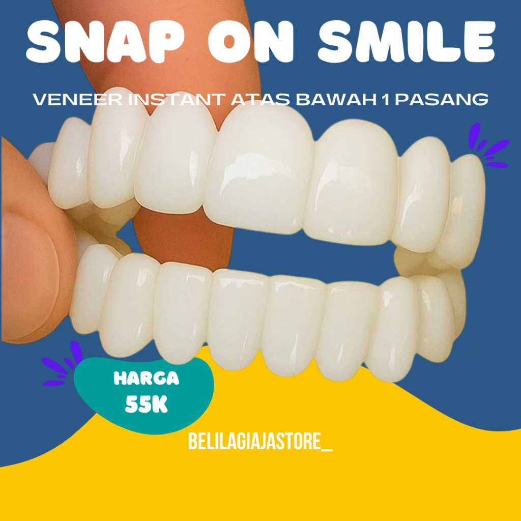 Snap On Smile Gigi Palsu 100% Original Asli /Gigi Palsu - Gigi Palsu Silikon
