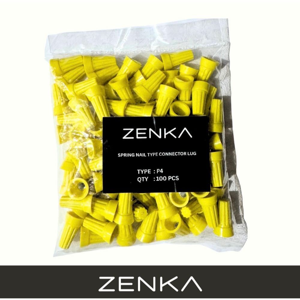 ZENKA - LASDOP 4MM KUNING LASDOP - Pengaman Sambungan Kabel