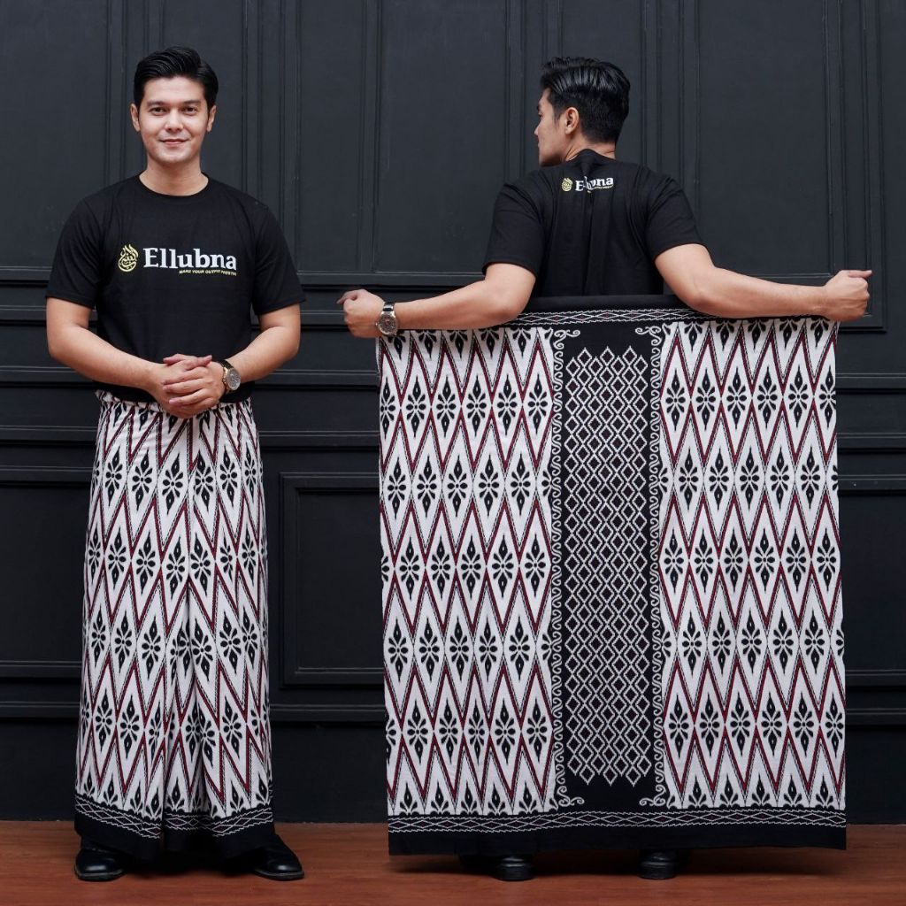 TOLDEM SARUNG GOYOR BOTOL BABAGAF HITAM MERAH RAYON SUPER