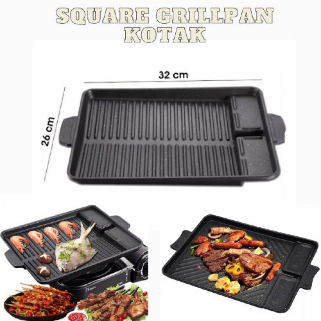 MULTI SQUARE GRILL PAN / YAKINIKU GRILL PAN HC