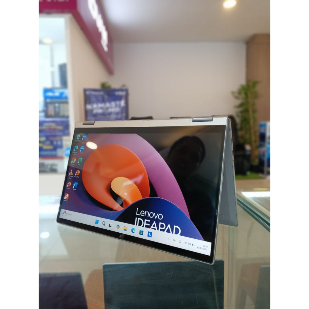 Lenovo Ideapad Flex 5 Flip & Touchscreen AMD Ryzen 7 4700U Ram 8 SSD 512 Nvme Layar 14" FHD IPS Wind