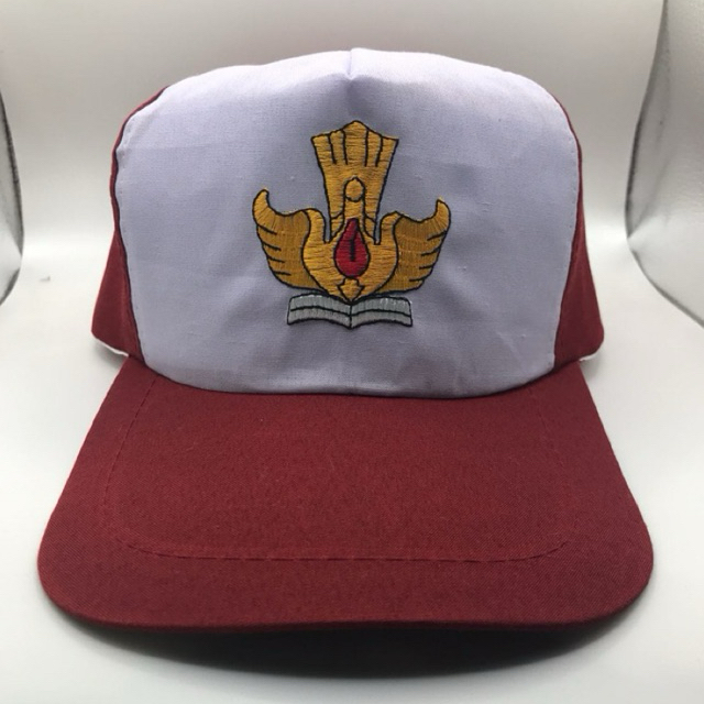 Isi 1 pcs Topi Sekolah/Topi Sd/Topi Sd Merah Polos
