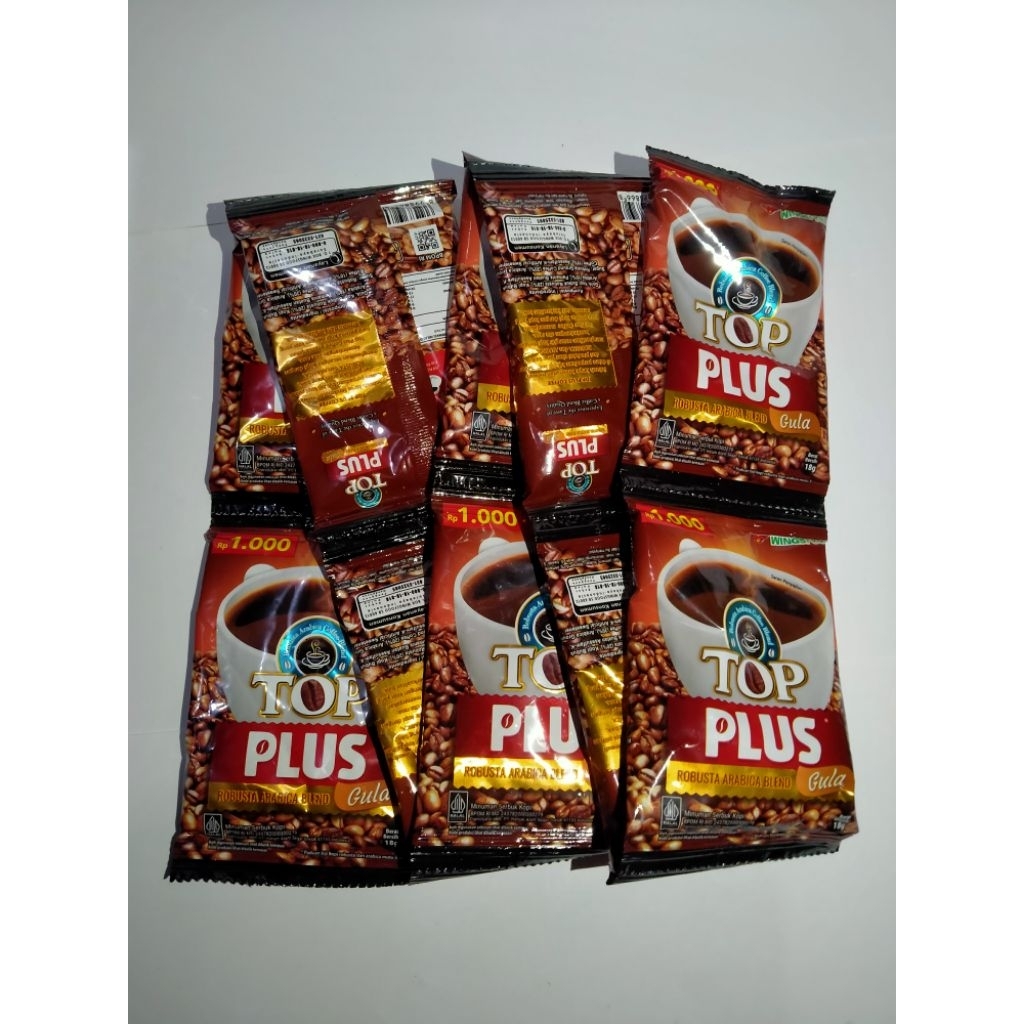 Kopi Top plus gula 2 renceng