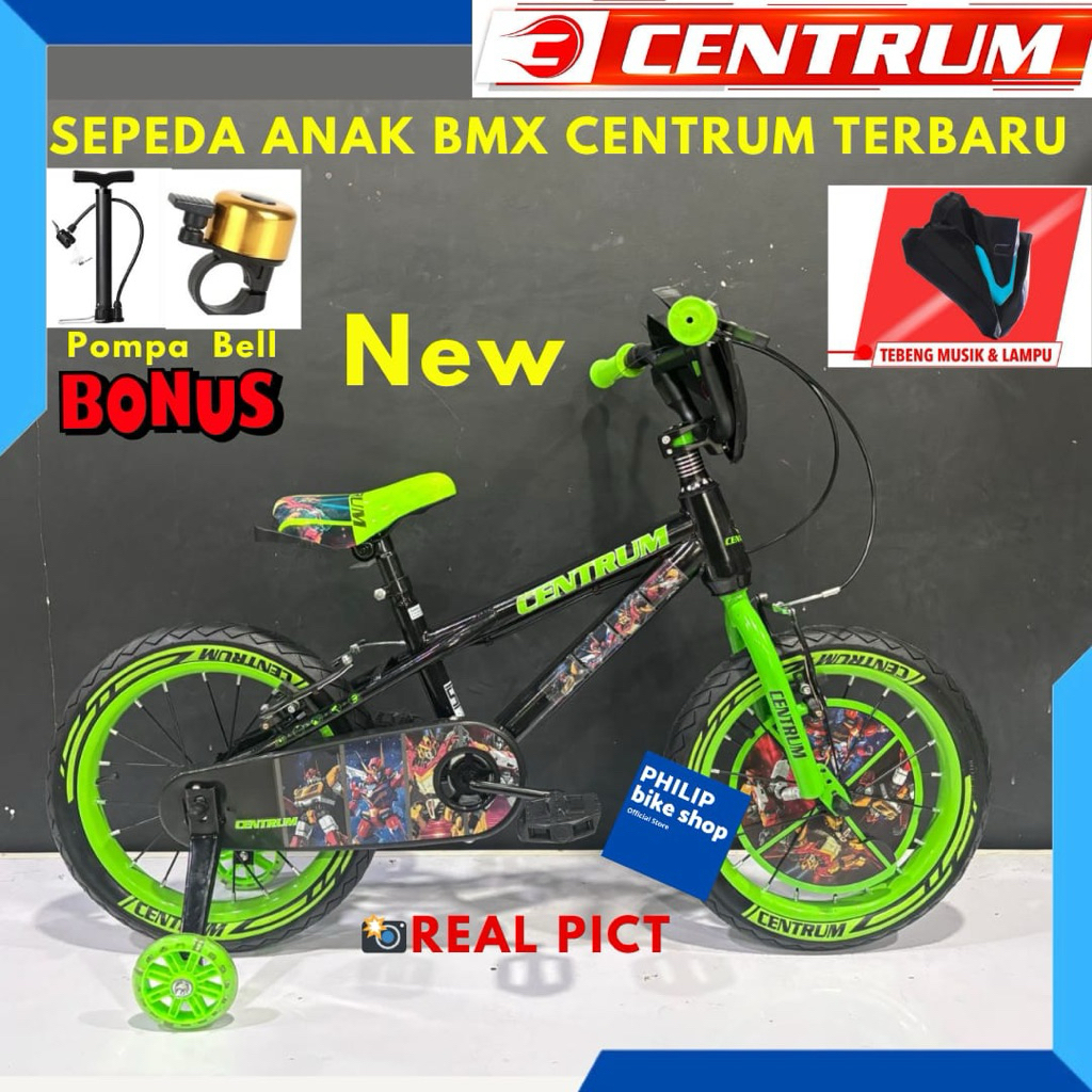 Sepeda Anak Laki Laki BMX 16 Centrum Robot Terbaru