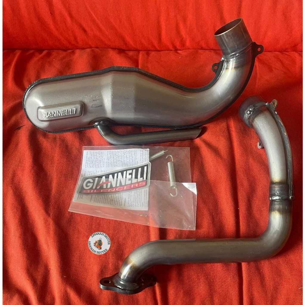 Knalpot Gianelli utk smallframe pts dkk