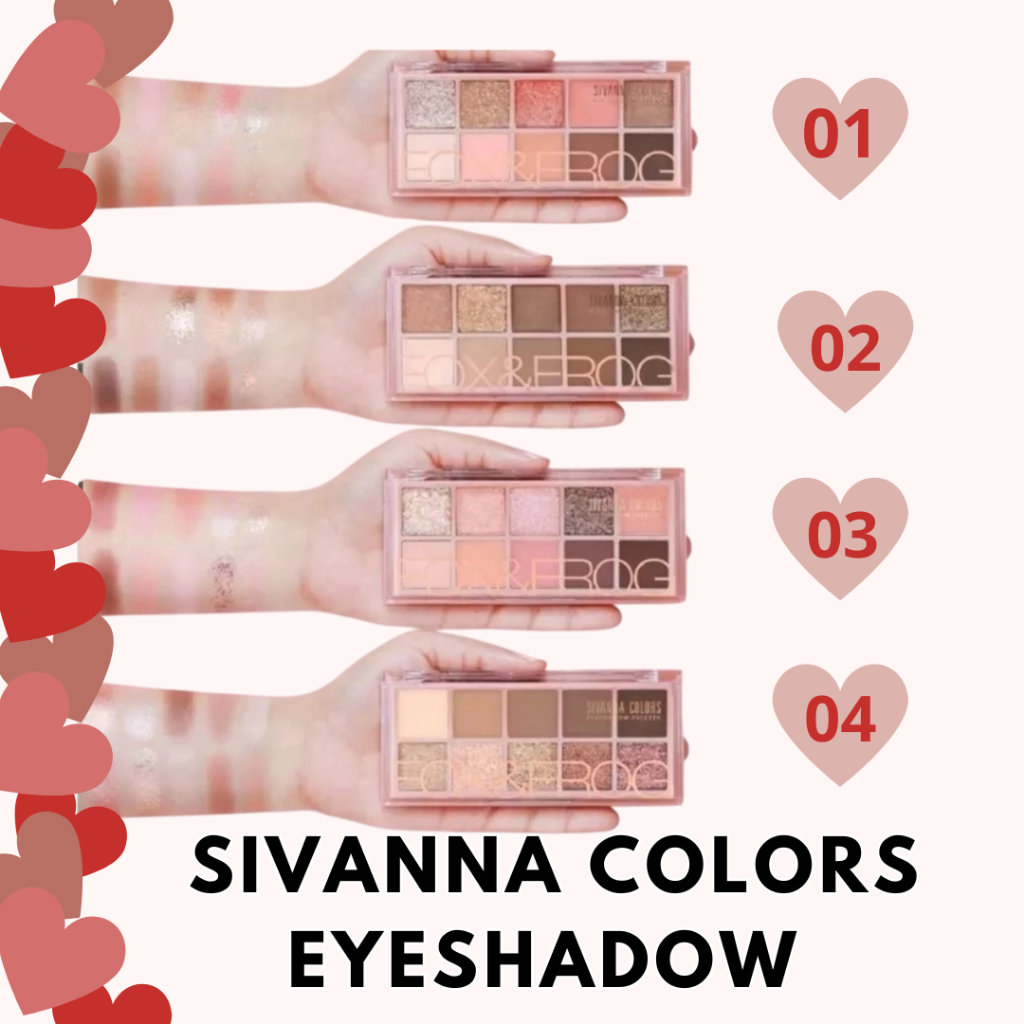 Sivanna colours eyeshadow FOX & FROG