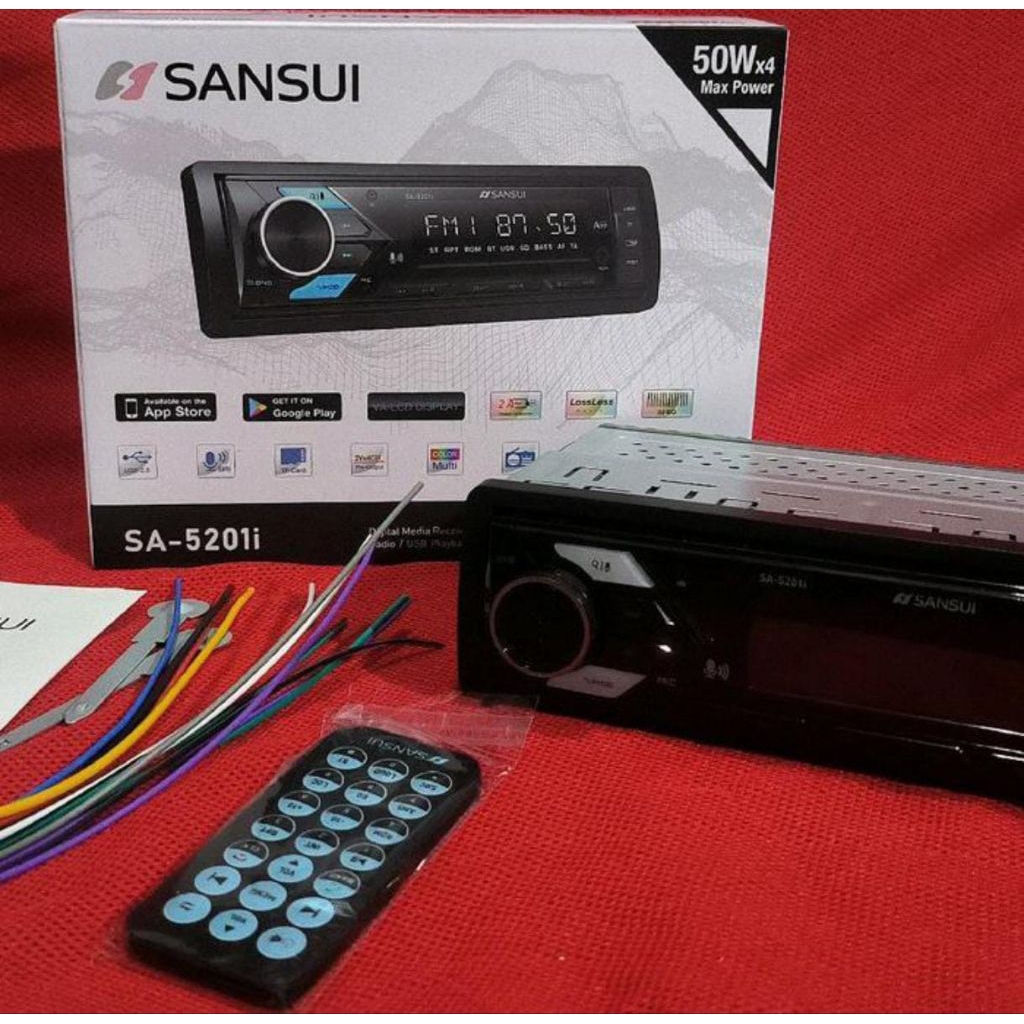 Single din sansui SA-5201i MP3 USB radio bluetooth / MP3 USB radio