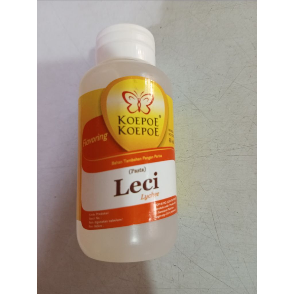 Koepoe Pasta Leci 60ml/Pasta Pewarna Makanan/Pewarna Bahan Makanan