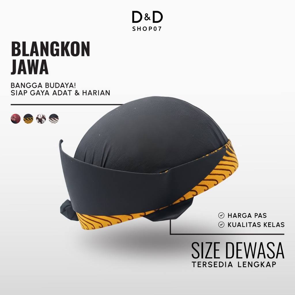 Blangkon Jawa Timur / Madura - Blangkon Jawa