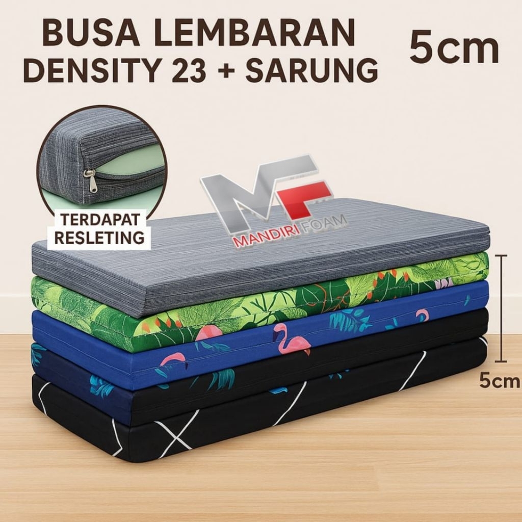 Busa Lembaran Serbaguna Density 23 Tebel 5 cm Busa Lesehan Busa Alas Sofa Busa Alas Kursi
