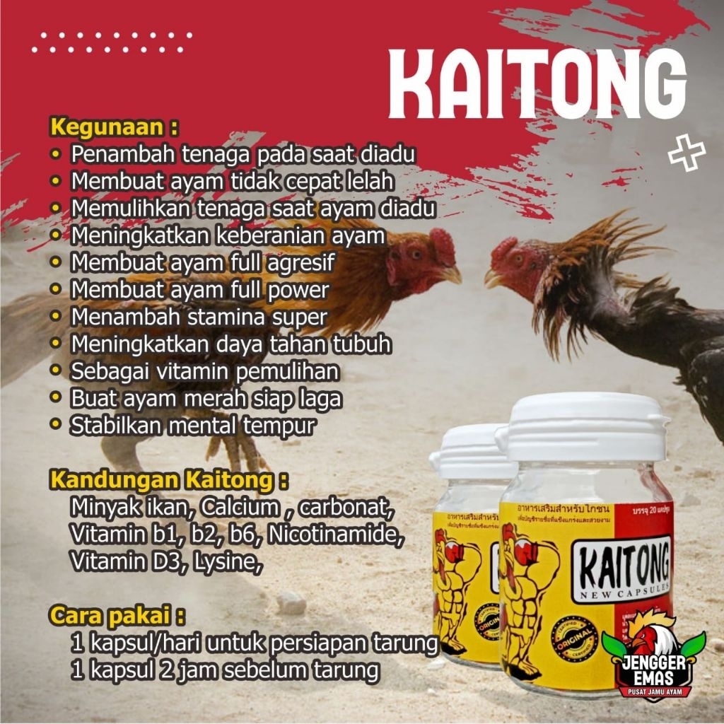 KAITONG ORIGINAL VITAMIN AYAM JAGO