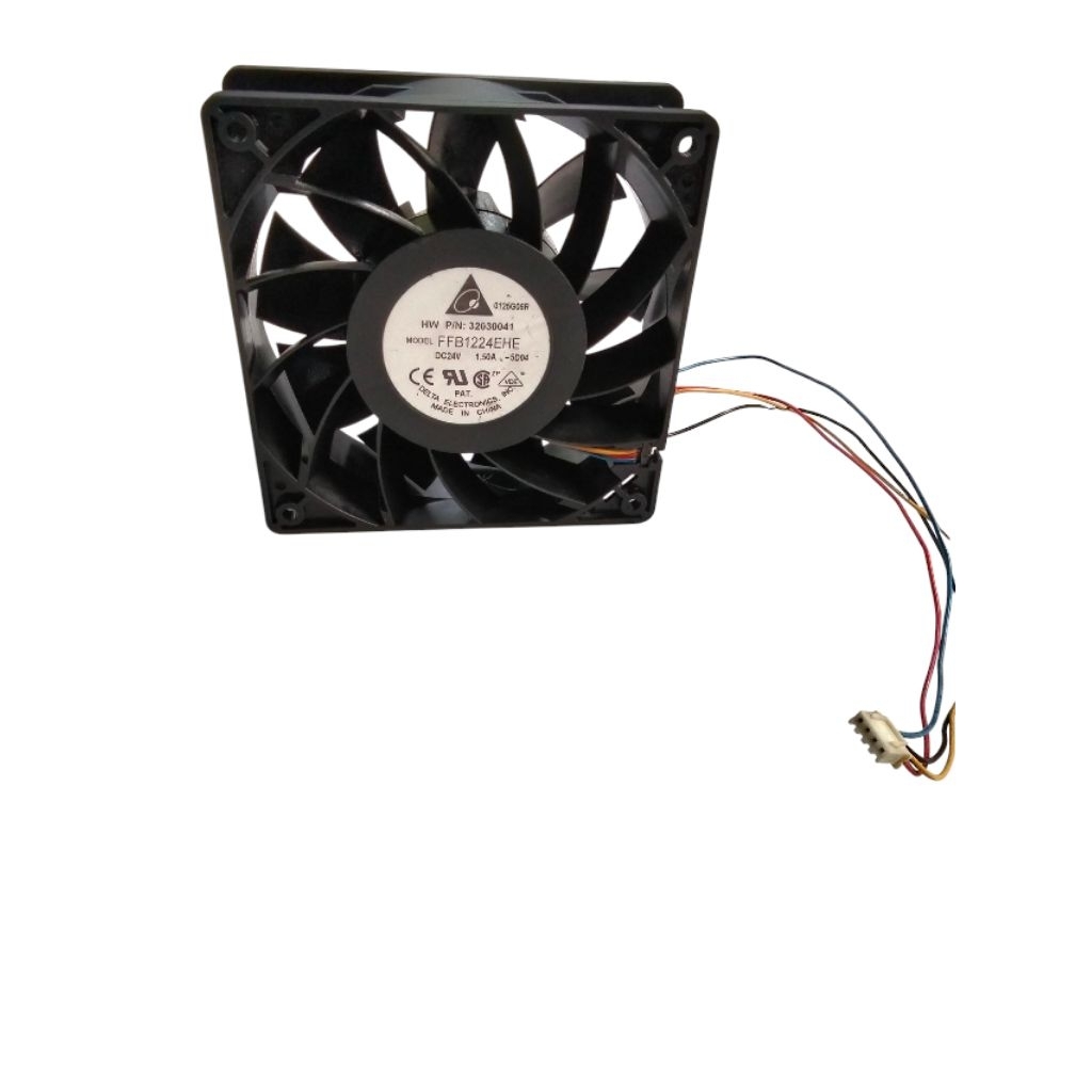 kipas DELTA ELECTRONICS fan high speed 12x12cm DC 24v-1.50A normal