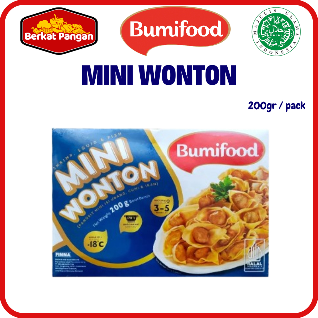 Bumifood Mini Wonton / Pangsit Udang Mini