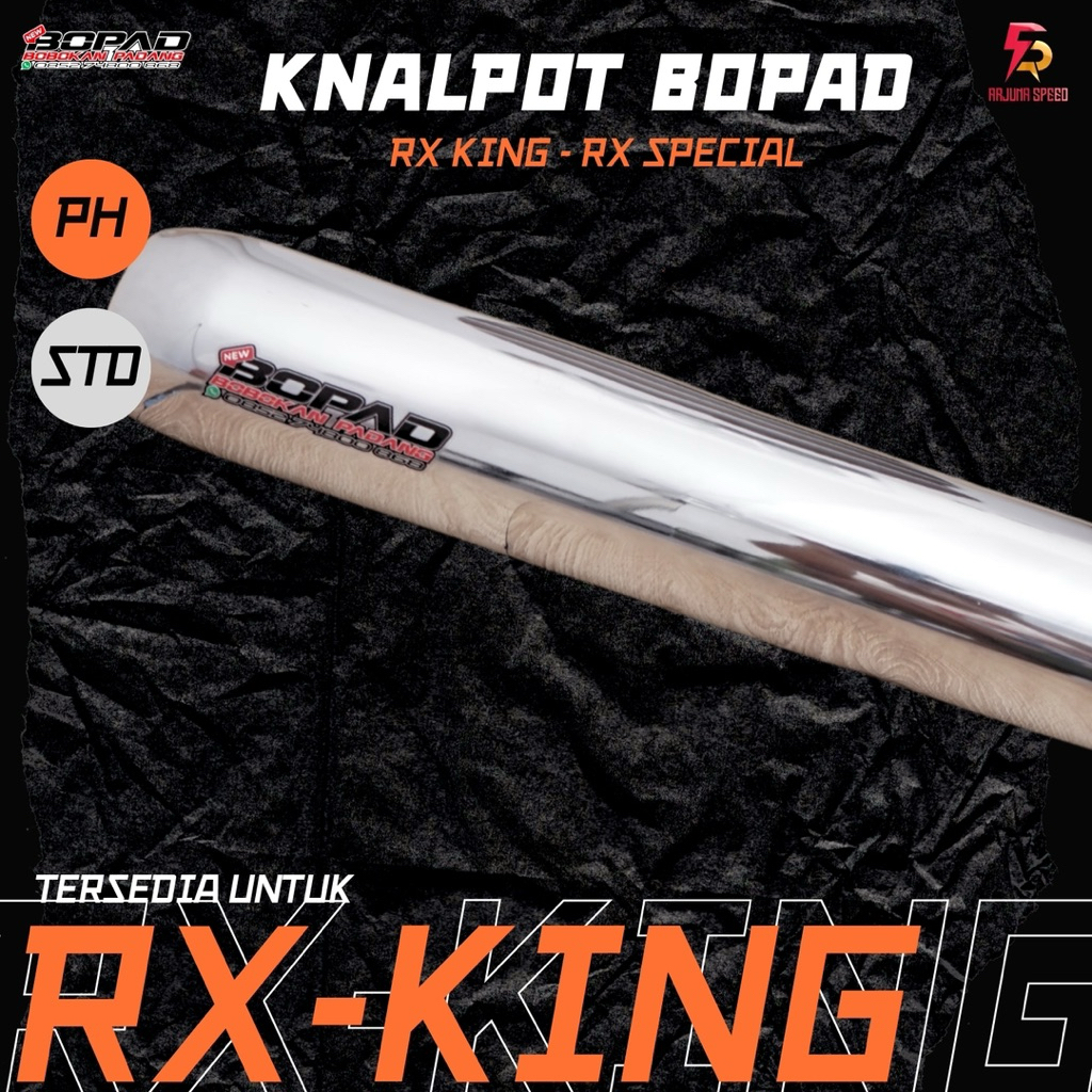 NEW BOPAD BOBOKAN PADANG ORIGINAL RX KING / KNALPOT BOBOKAN PADANG ASLI