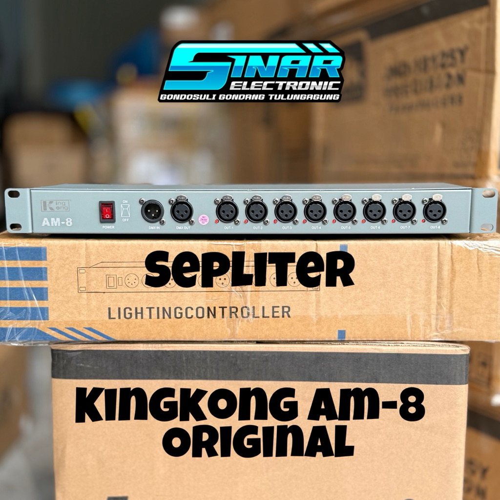 SPLITER DMX LIGHTING KINGKONG ORIGINAL