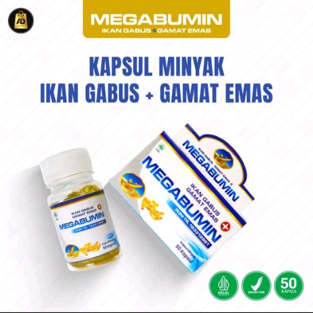 Megabumin Ikan Gabus Gamat Gold