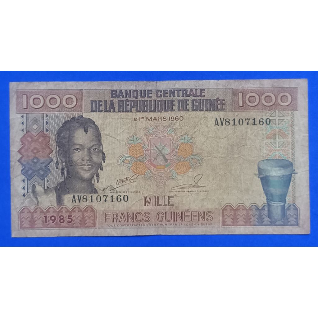 UANG KERTAS GUINEE 1000 FRANCS