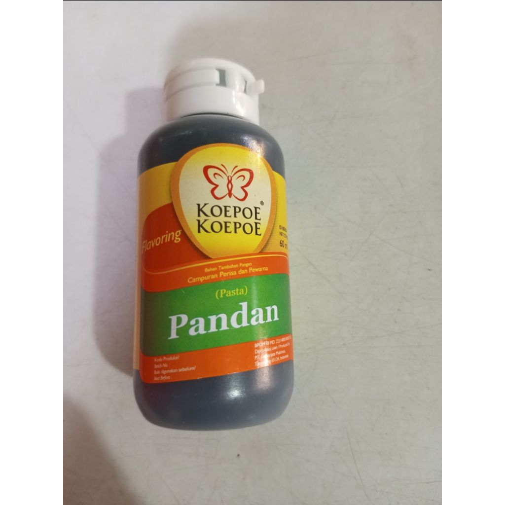 Koepoe Pasta pandan 60ml/Pasta Pewarna Makan/Pewarna Bahan makanan