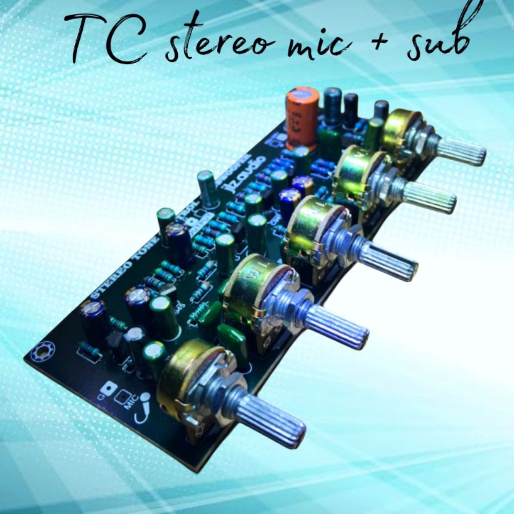 tone control stereo mic plus subwofer