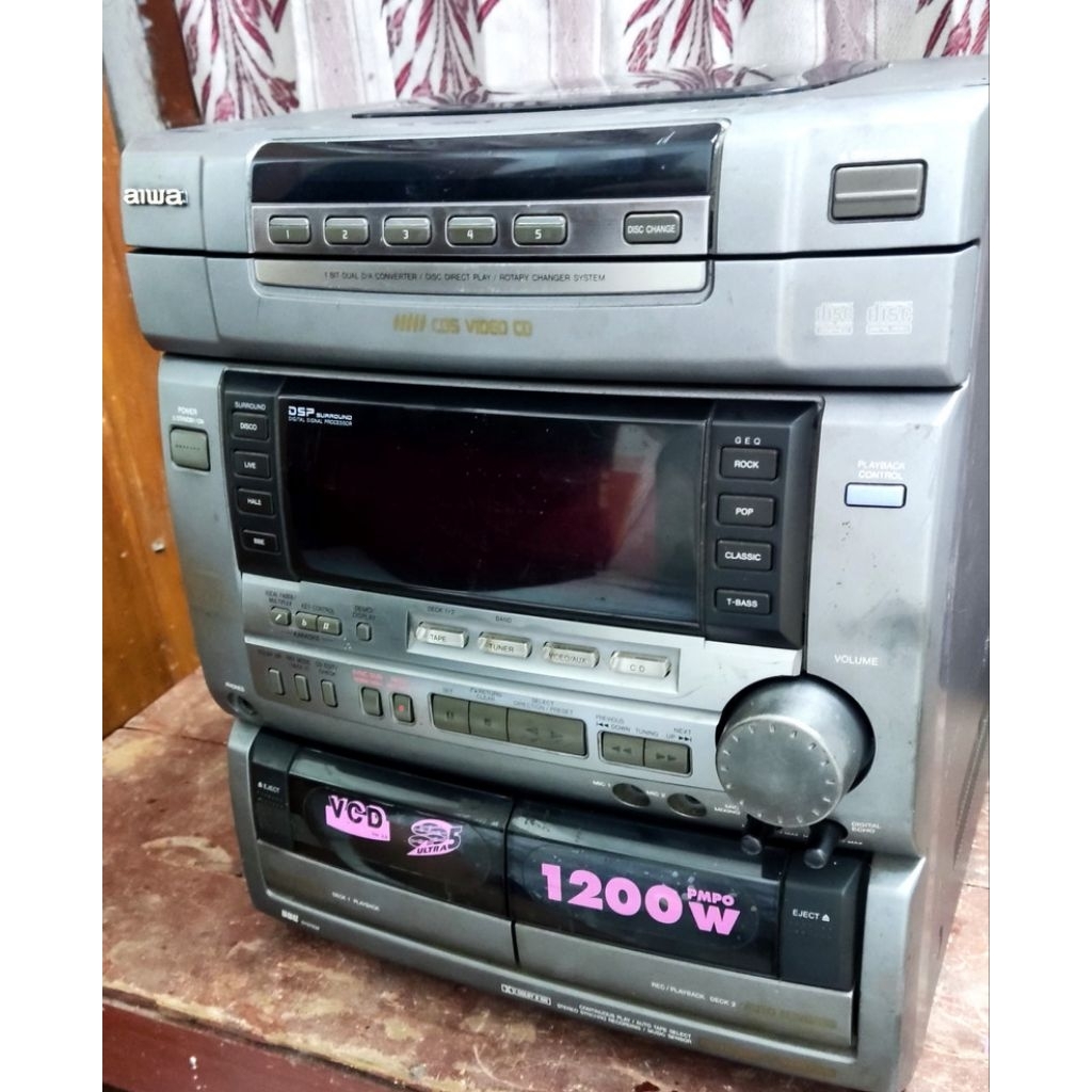 Head unit HIFI Panasonic SONY AIWA Polytron aux in radio Line in