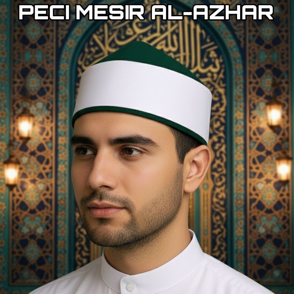 PECI KOPIAH SONGKOK MESIR AL-AZHAR