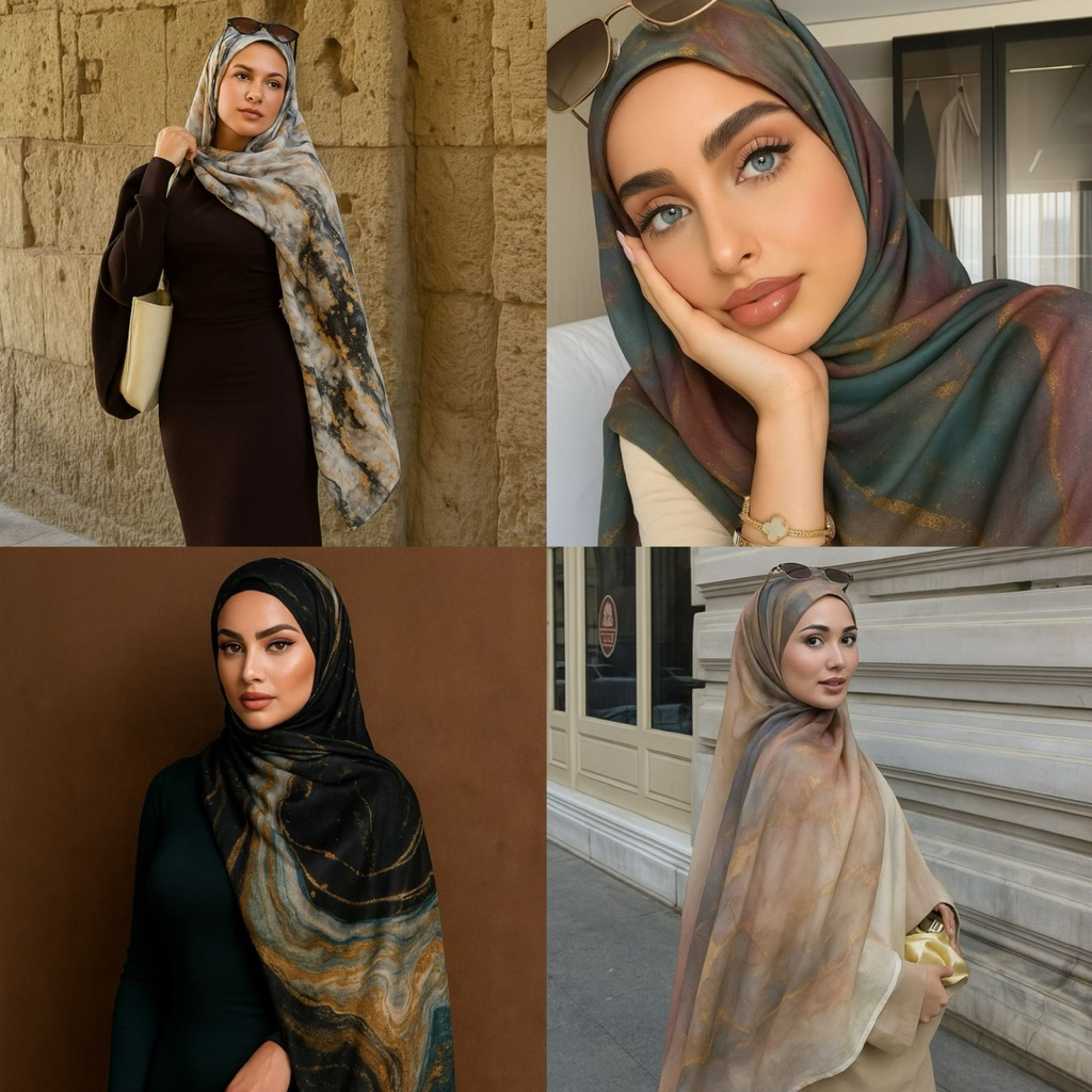 Zahira hijab  /  pashmina with premium quality moeslem woman