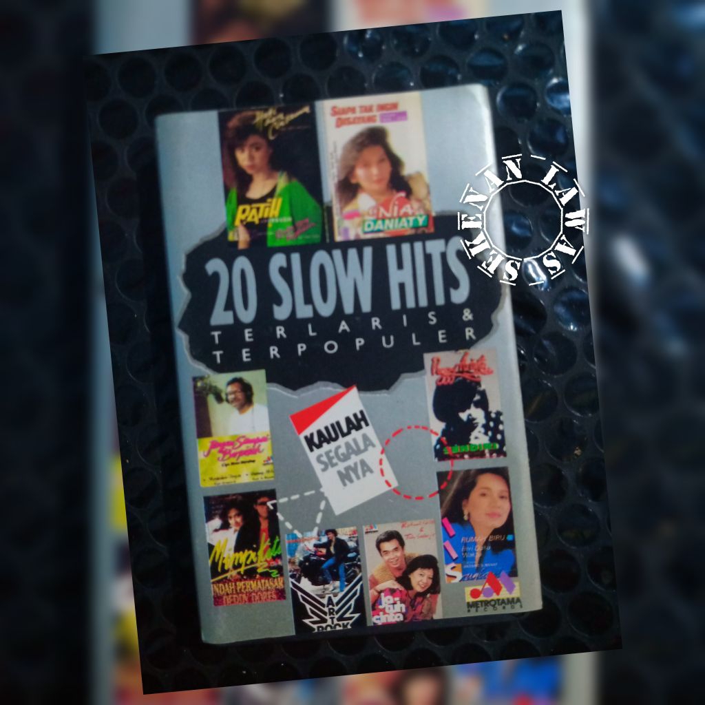 Kaset 20 Slow Hits Terlaris Terpopuler (Bagus) / Nia Daniaty, Ratih Purwasih, Achmad Albar dkk