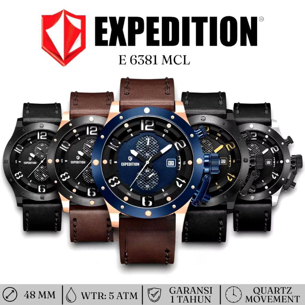 Jam Tangan Pria Wanita Expedition E 6381 Original Garansi Resmi