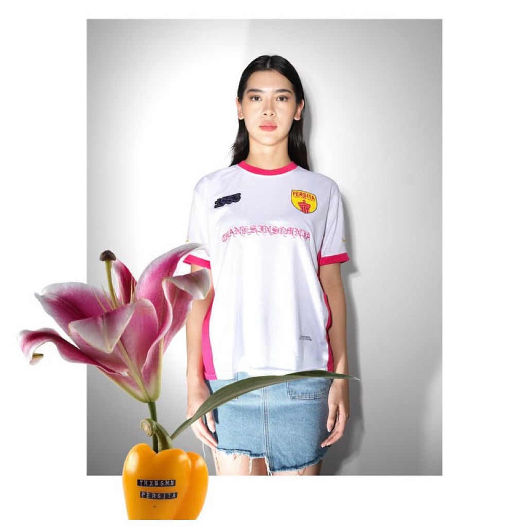 Persita X Thanksinsomnia®️ Jersey White Pinkj