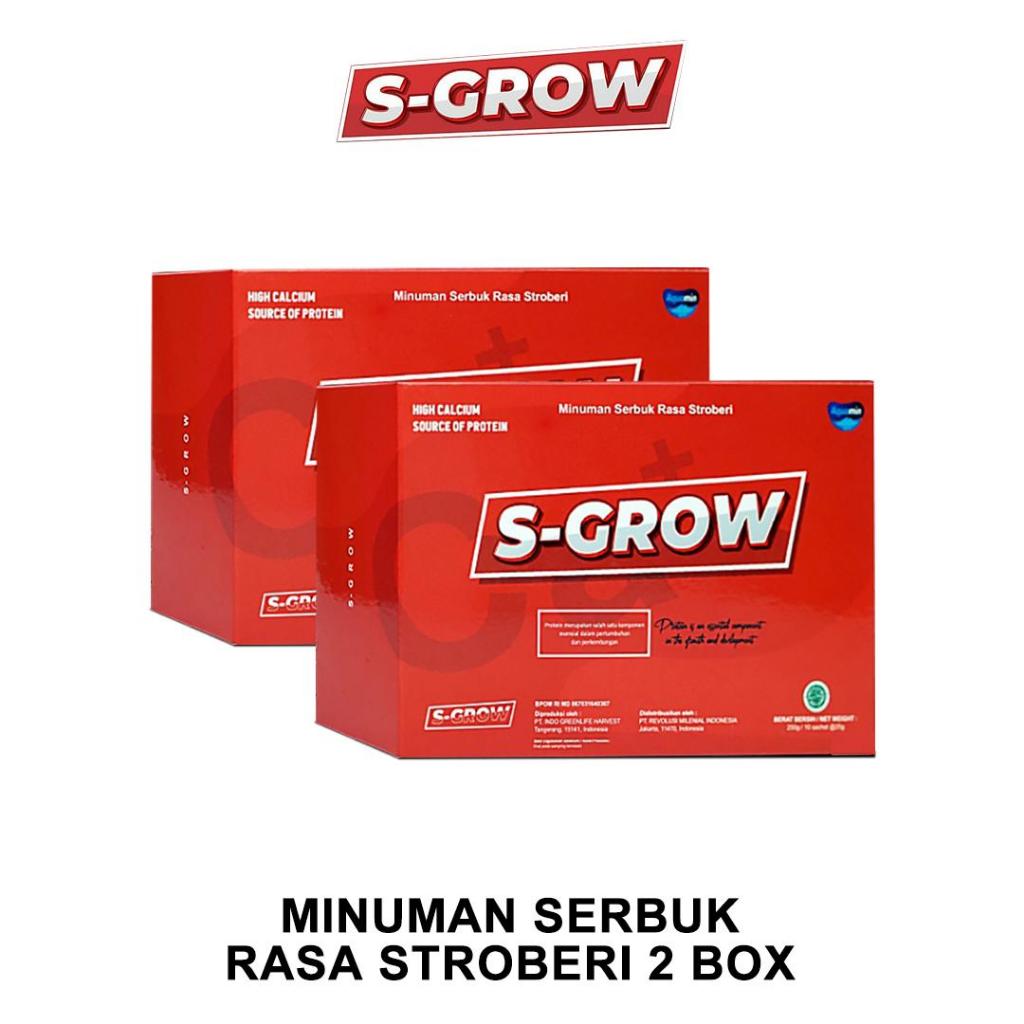 S GROW | Susu Untuk Peninggi Badan (REKOMENDASI DOKTER) | Rasa Strawberry