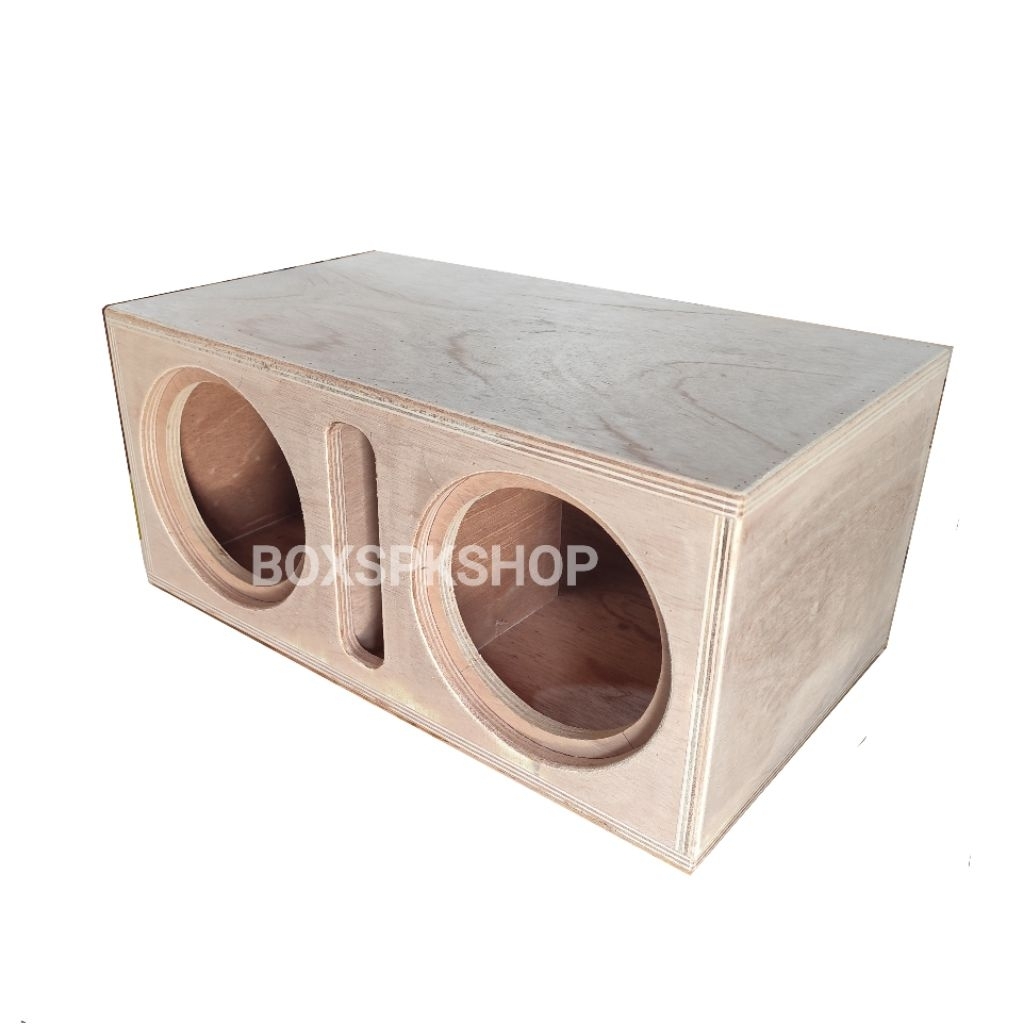 Box sub 8 inch dobel box speaker