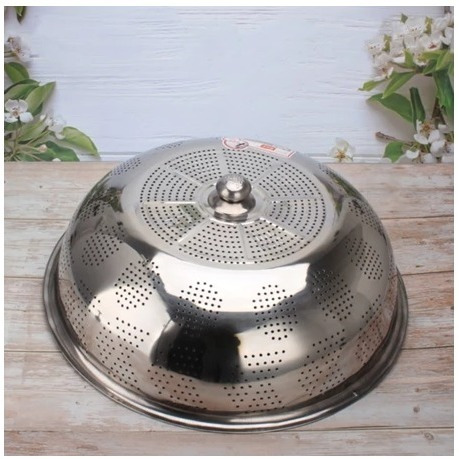 Tudung Saji Stainless | Tudung Saji Tebal Jumbo Tutup Makanan Stainless Steel Tutup Food Cover Stain