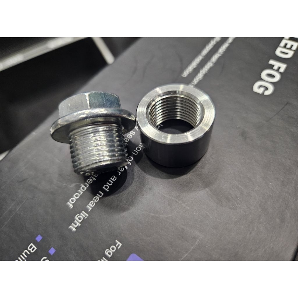 Sensor & Adaptor — Bung + Plug Sensor O2 — Satu Set · Stainless — foto 3