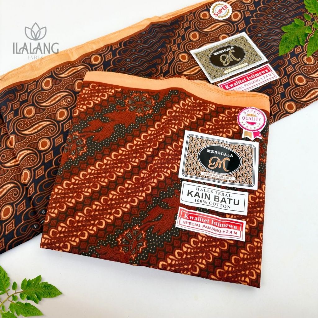 Kain jarik kain panjang MENGGALA, kain batik halus dan tebal original