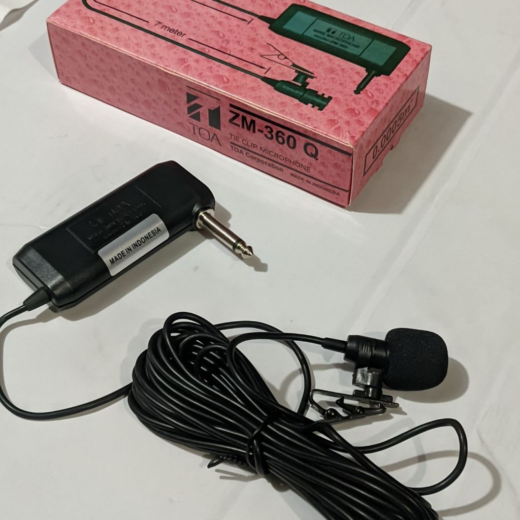 MIC JEPIT TOA ORIGINAL ZM-360 100% ORIGINAL PRODUK