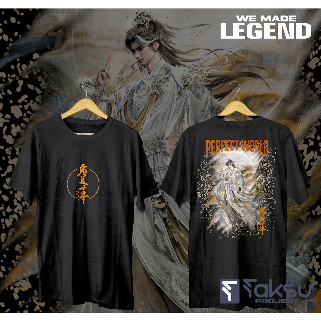 kaos donghua, kaos donghua perfect world, kaos shi hao, kaos huang tiandi