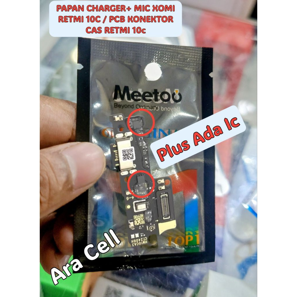 PAPAN CHARGER+ MIC XOMI RETMI 10C / PCB KONEKTOR CAS RETMI 10c